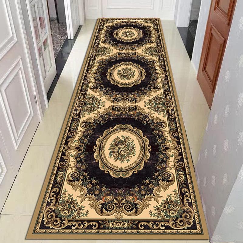 Chinese Style Hall Long Corridor Carpet Runners Wedding Red Hotel Passageway Entrance Mats Aisle Home Customizable Stairway Rug 90x300cm