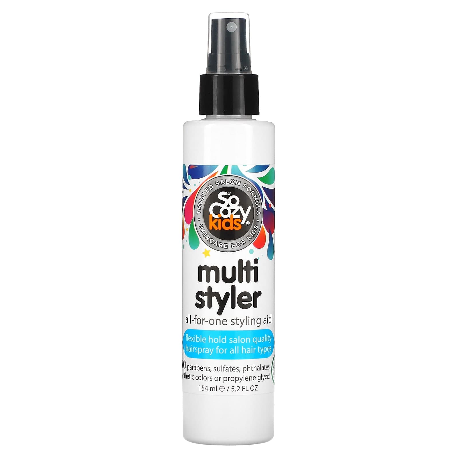 SoCozy, Kids, Multi Styler, All-for-One Styling Aid, All Hair Types, 5.2 fl oz (154 ml)