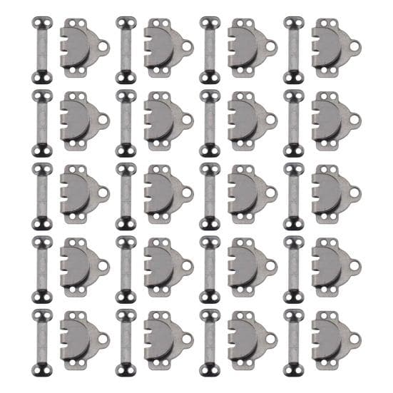 20 Pairs Sewing Hooks And Eyes Closure Set Sewing Clasp Fasteners Kit Sew Repair Hooks Replacement for Trousers Skirt Dress Bra Sewing DIY Crafting black