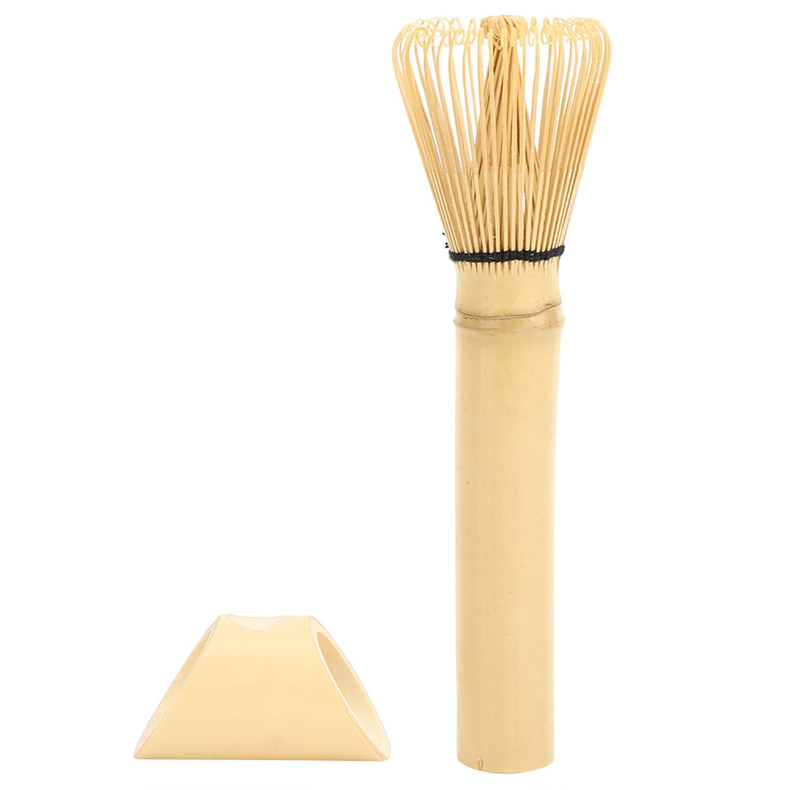Natural Bamboo Chasen Matcha Green Tea Whisk Long Handle Powder Brush ToolWhite