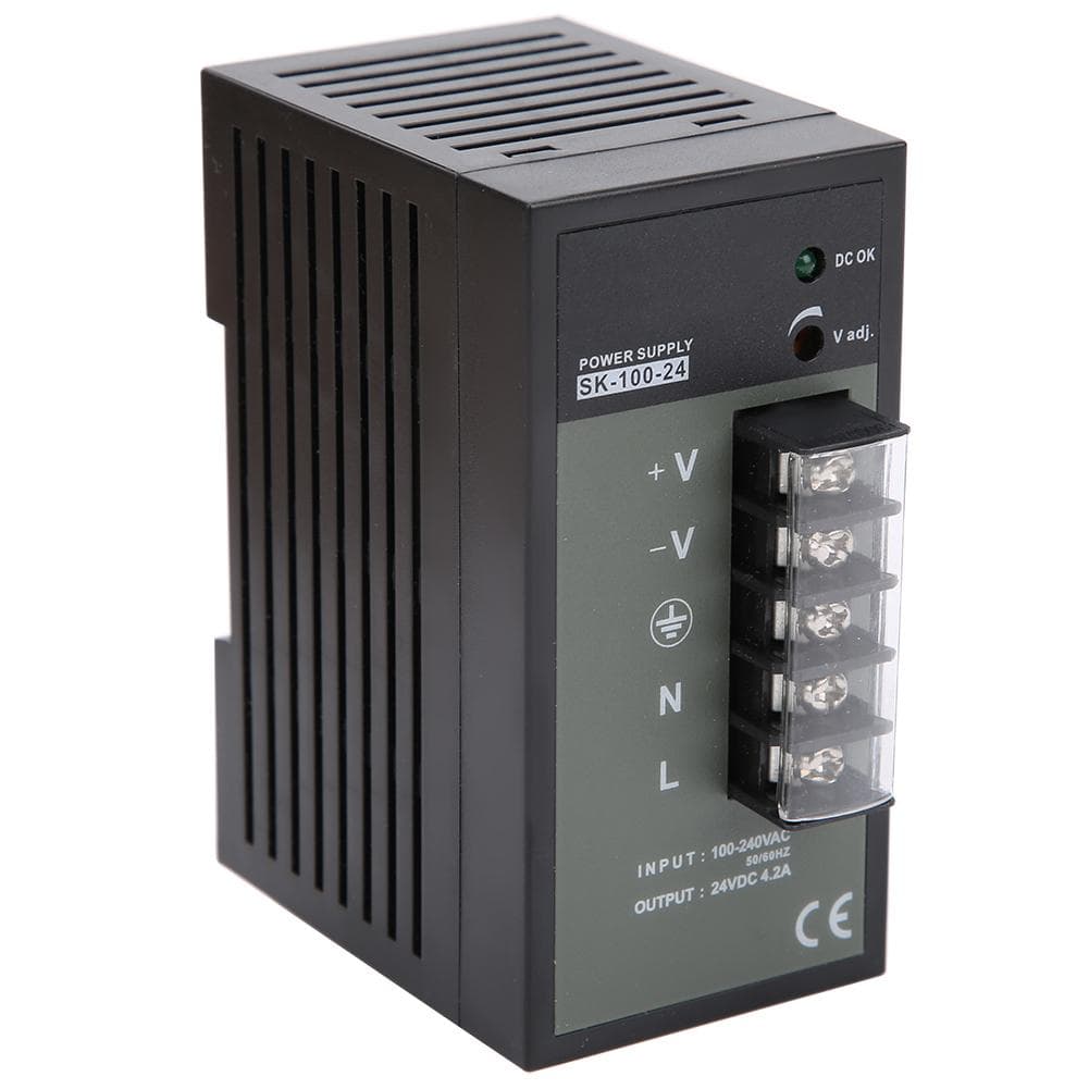 Rail Switching Power Supply Din Industrial Grade Adjustable Switch SK?100?24 100?240VAC