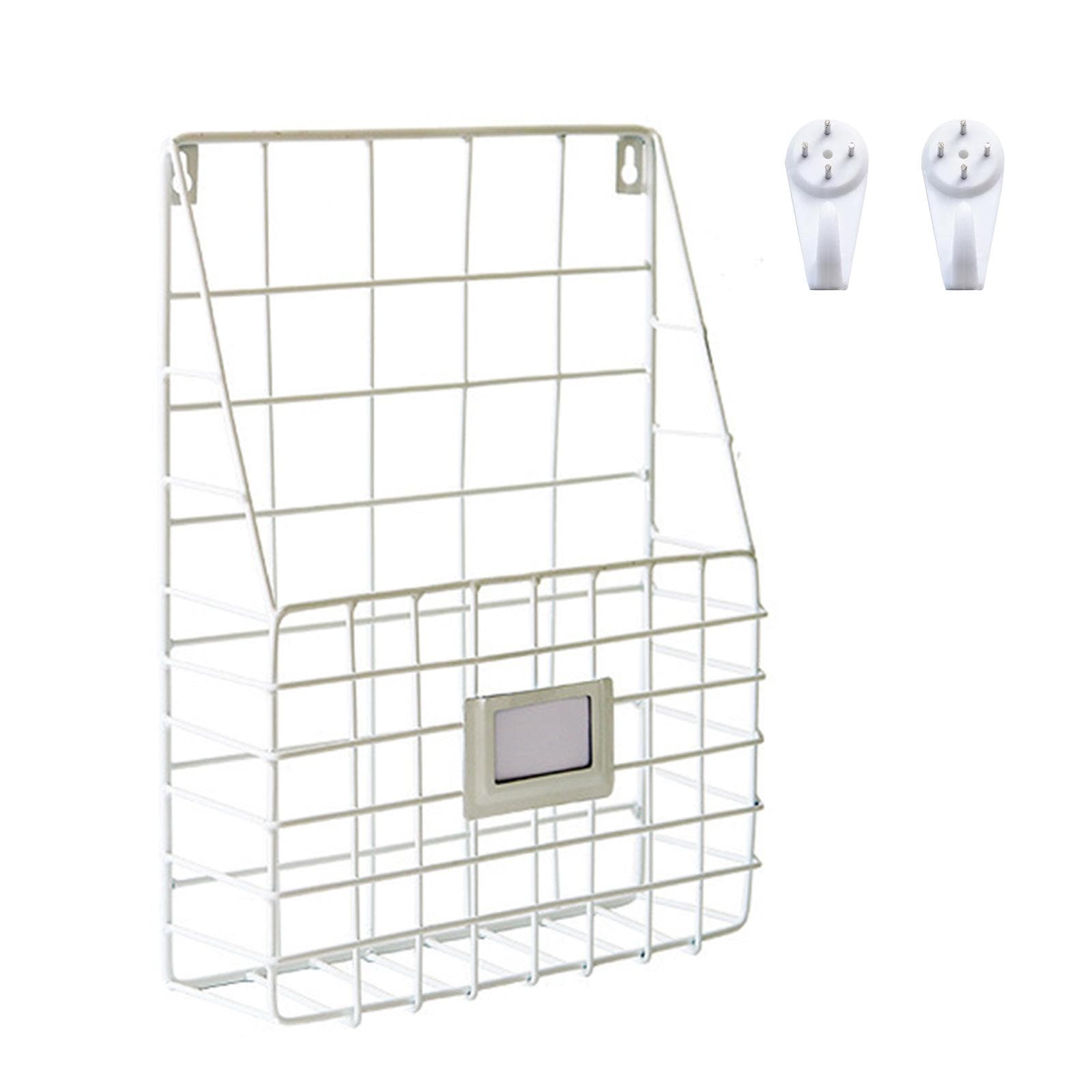 Iron Grid Book And Newspaper Rack Home Wall Decoration Wall Newspaper And Magazine Storage Bookshelf