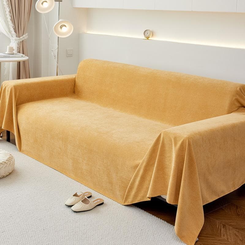 Chenille Sofa Towel One Piece All-inclusive Cover Cloth Solid Color Sofa Cushion Modern Simple Non-slip All-inclusive Cover Cloth 180*130cm