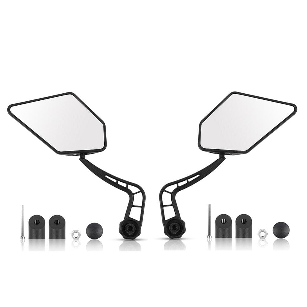 Bicycle Mirror Mini Rear View Mirror for Road Bicycles Unbreakable Rotatable Rearview Safety Side Left and Right Side Bicycle Mirror