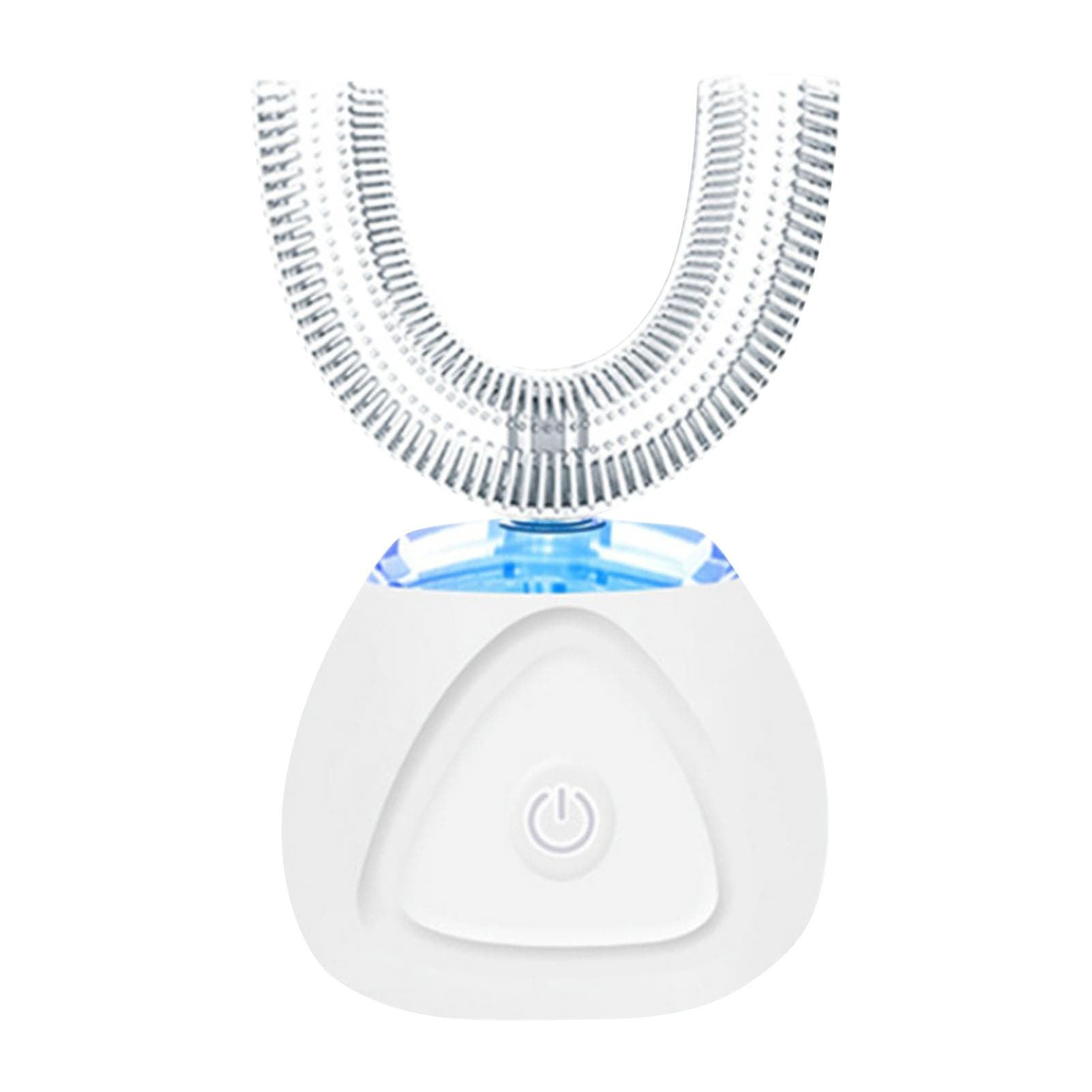 Ushaped Electric Toothbrush Adults IPX7 Waterproof 360 Degree Rechargeable Automatic Toothbrush white