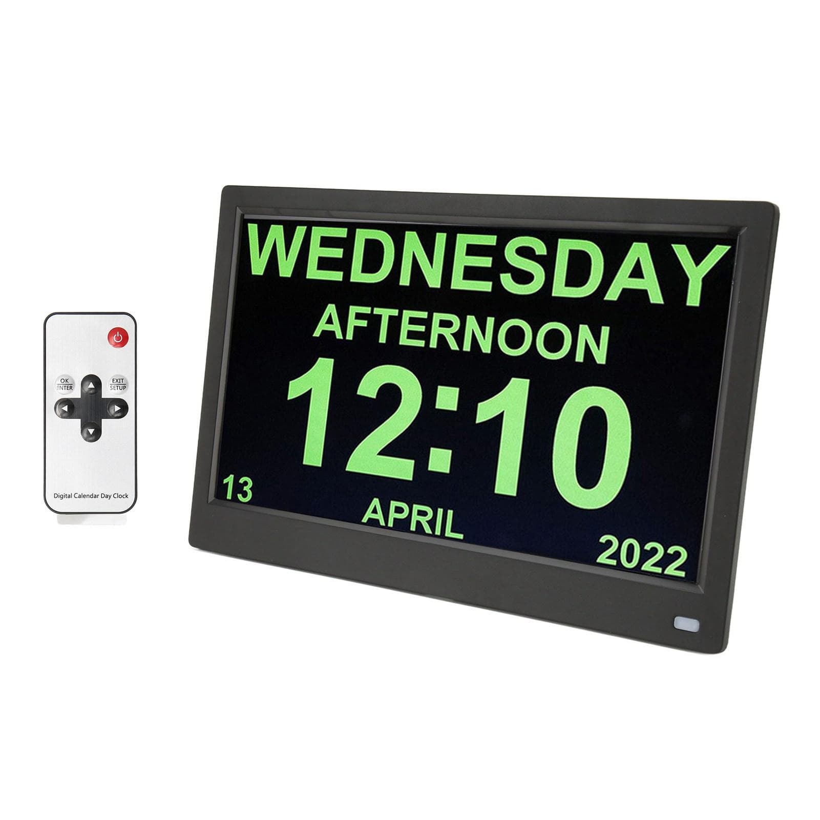 11.6 Inch Digital Calendar Alarm Day Clock 12 24 HR AM PM Date and Day 5 Alarm Digital Clock for EU Plug