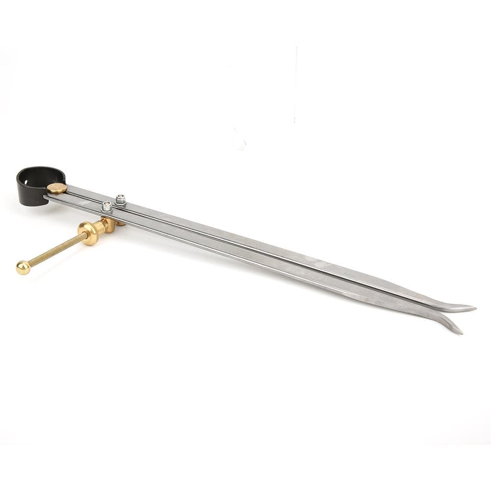 Fine Ground Spring Divider Carbon Steel Brass Flat Leg Inside Spring Caliper300mm