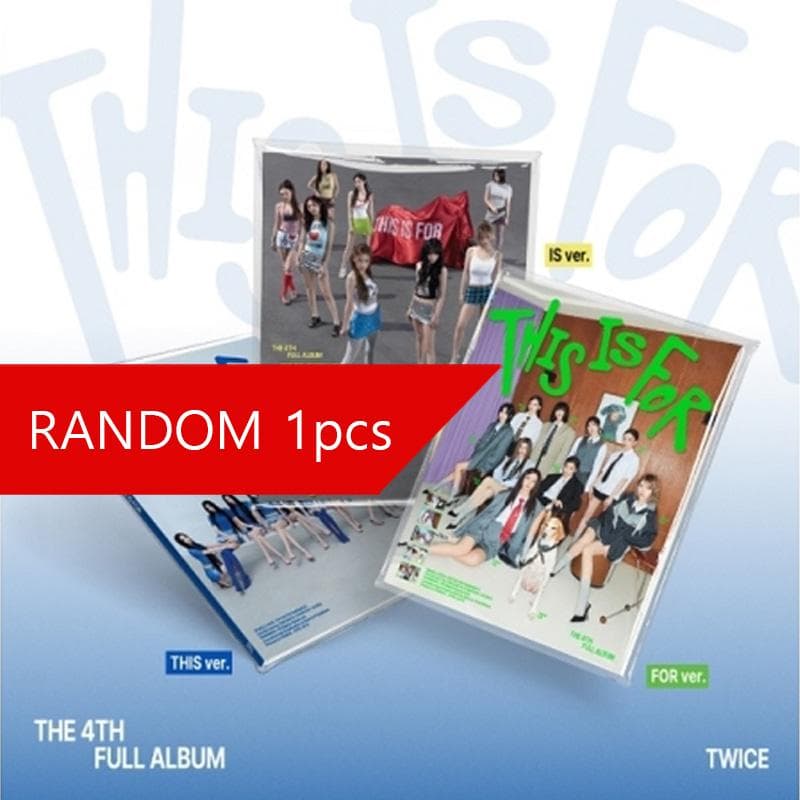 TWICE – THIS IS FOR (THIS ver. / IS ver. / FOR ver.) RANDOM 1pcs