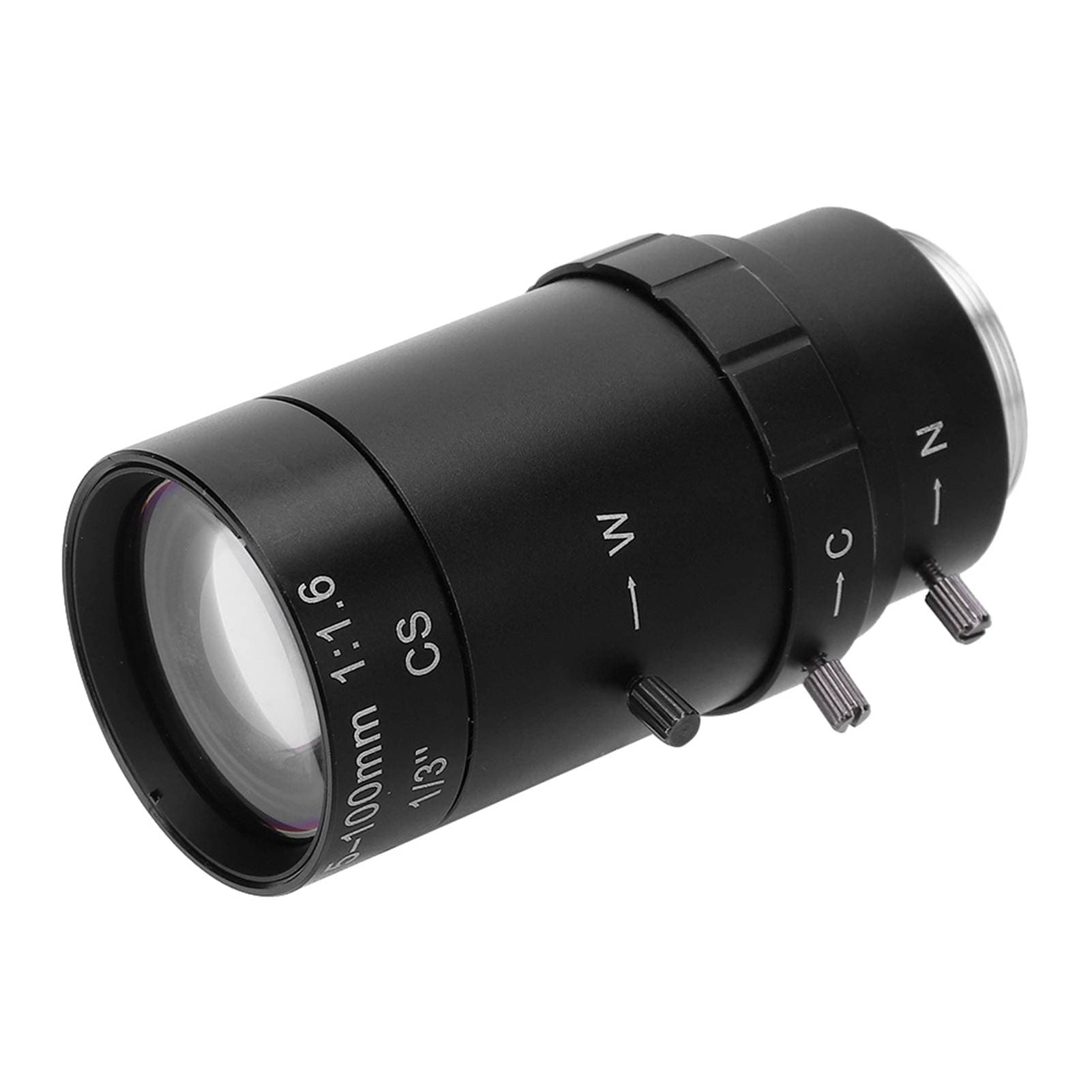 1.3MP Zoom CCTV Lens CS Mount Manual Aperture 5?100mm Aluminum Alloy for Security Camera