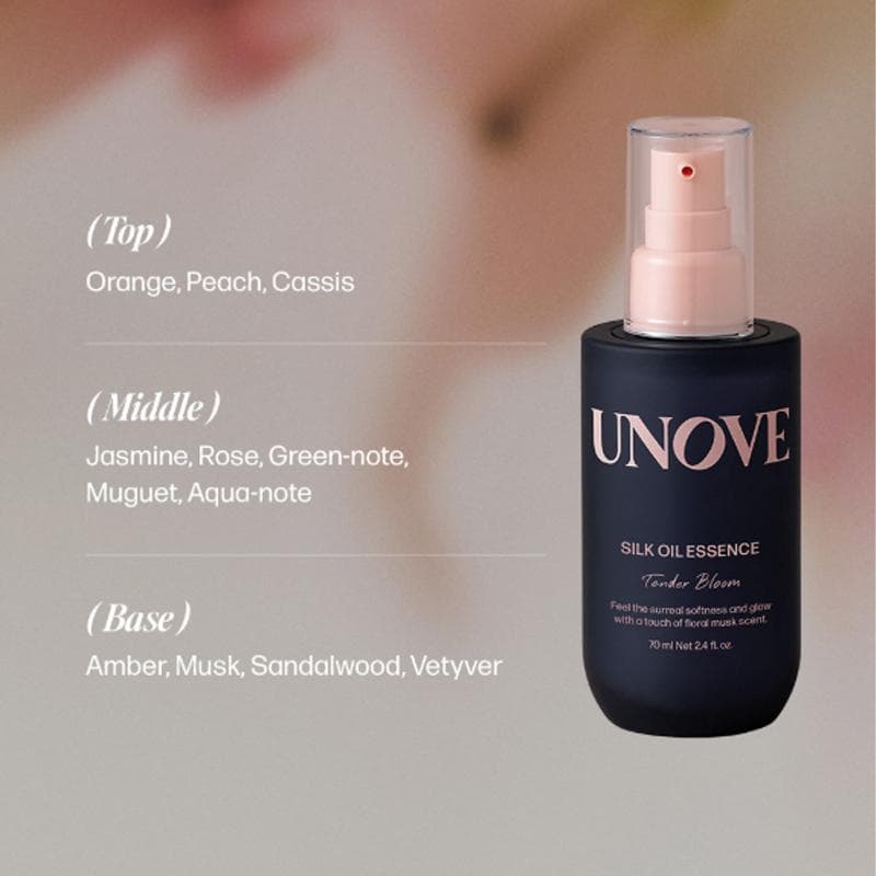 [UNOVE] Silk Oil Essence 70ml Tender Bloom