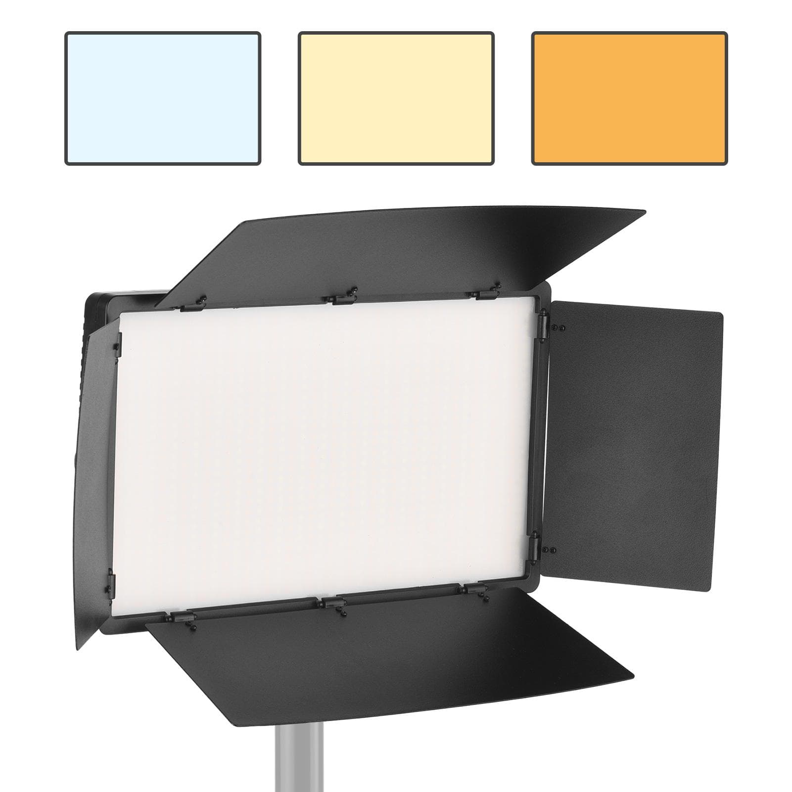 Andoer LED-800 LED Video Light Professional Photography Light Panel 800PCS Bright Light Beads EU Plug black