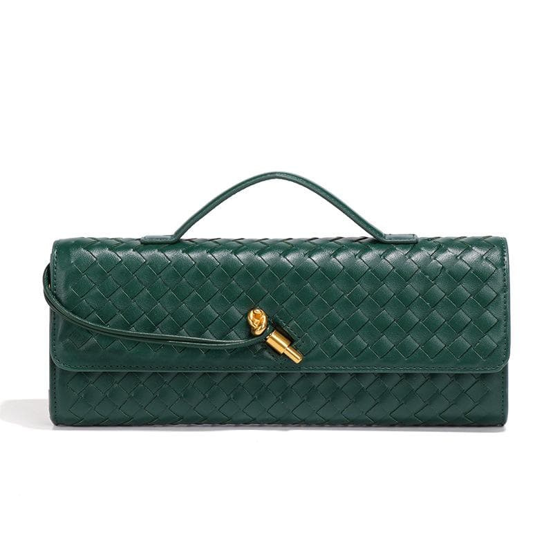 Hand-woven Bag, Fashionable Single-shoulder Traditional Baguette Bag, Organ Dinner Bag, Hand-held Crossbody Women's Bag