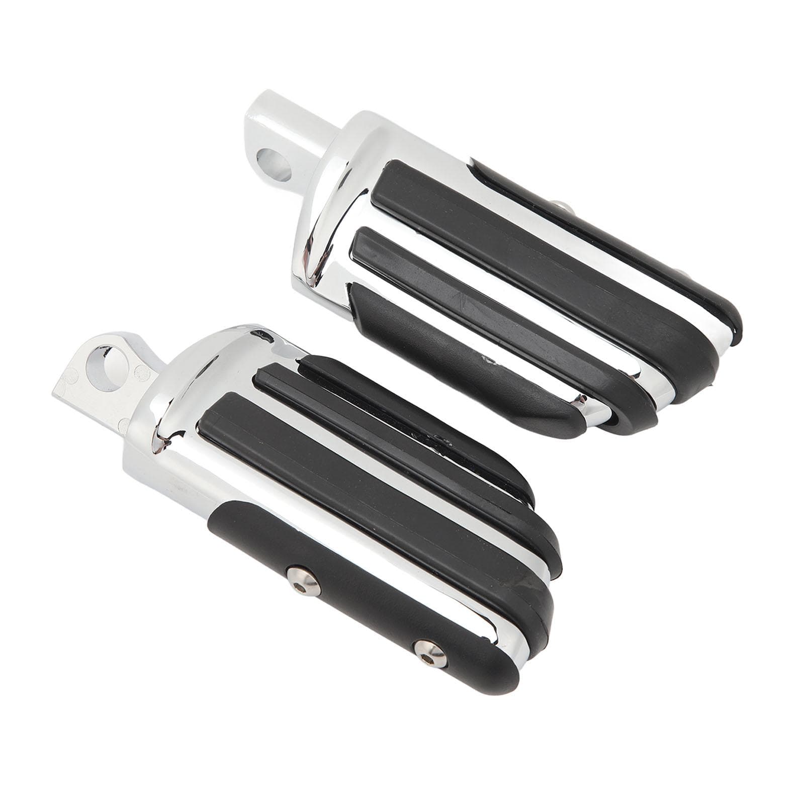 2PCS Motorcycle Highway Pegs Left Right Heavy Duty Rotatable Male Mount Foot Pedal for Touring