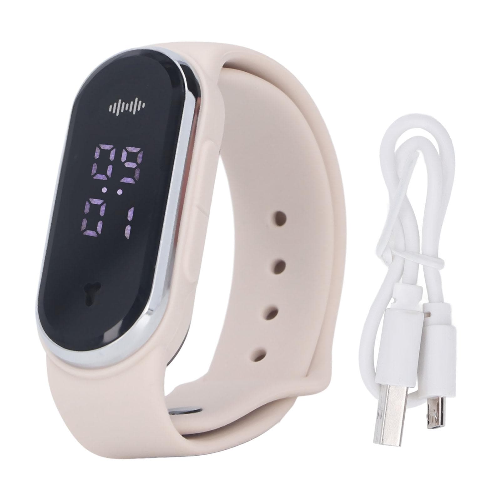 Anti Mosquito Bracelet Watch Silica Gel USB Rechargeable Ultrasonic Mosquito Repellent Bracelet for