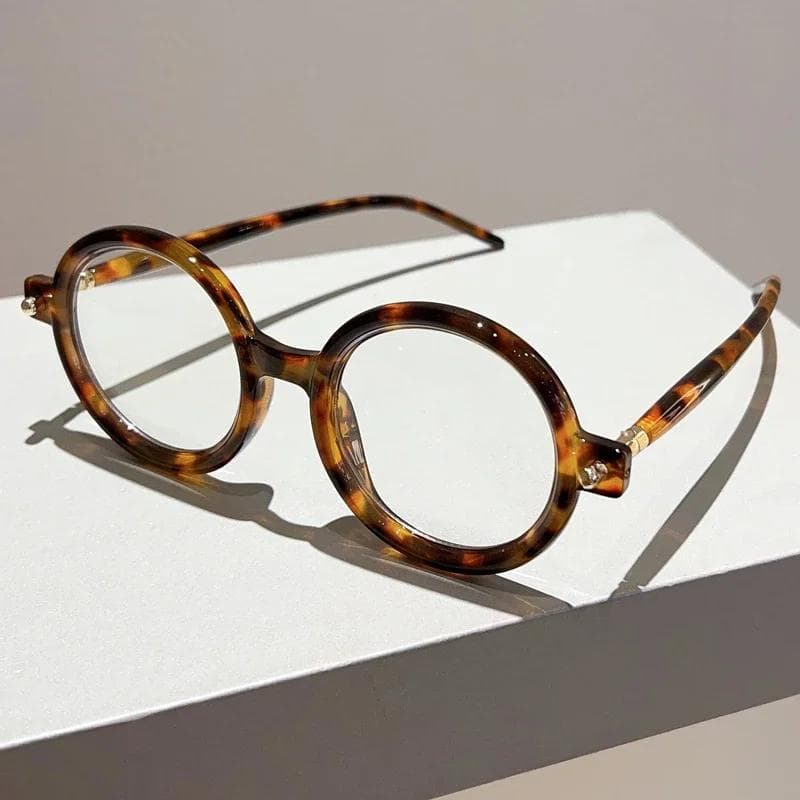 Vintage Round Sunglasses Retro Candy Color Blue Light Blocking Trendy Designer Sun Glasses for Women Men as picture shows