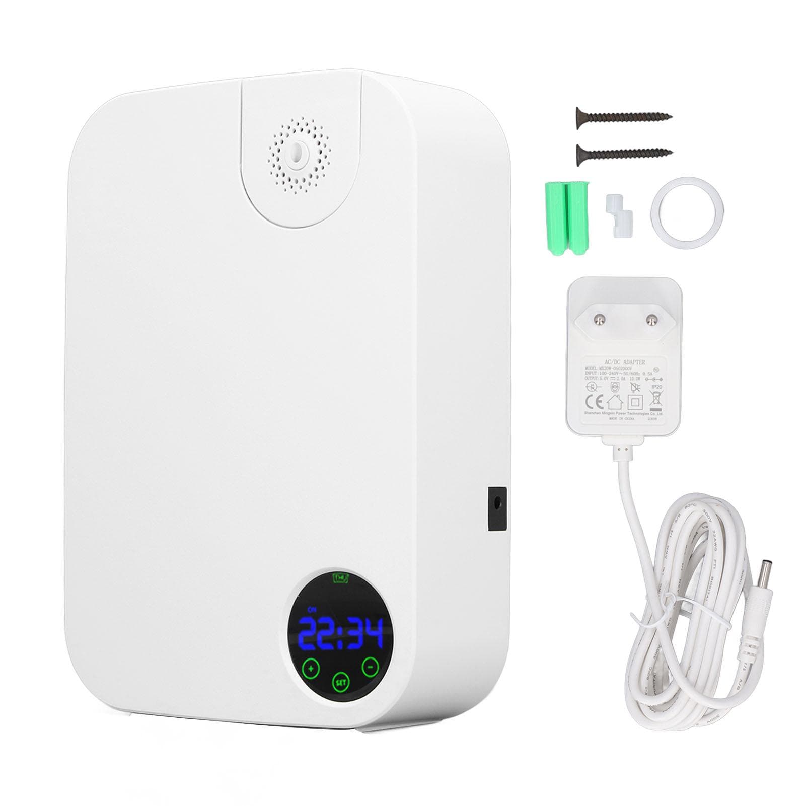 Scent Diffuser Timer Settings Efficient 3 Colors Display White Reliable Essential Oil Diffuser for