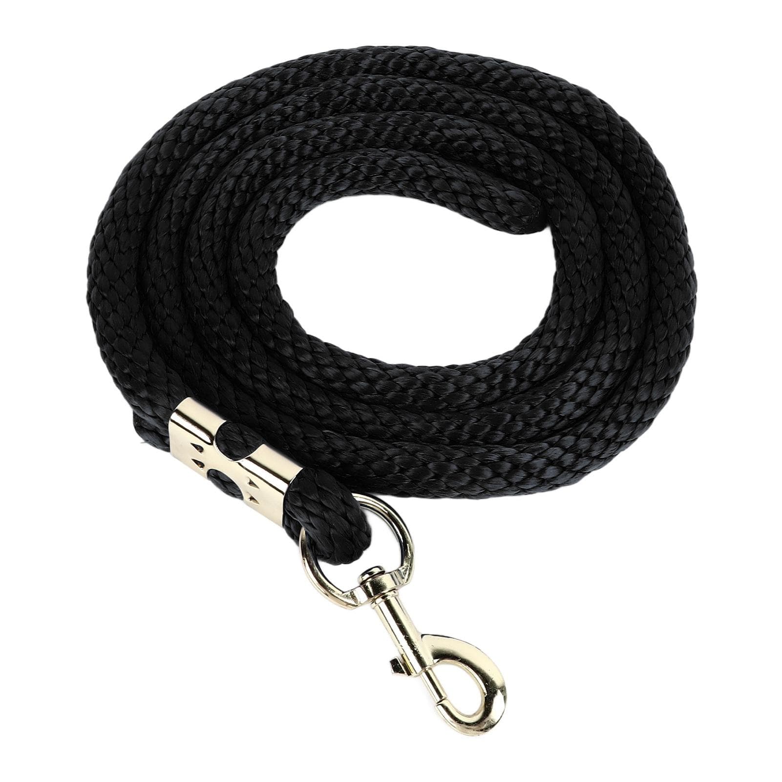 Horse Lunge Line with Snap Heavy Duty High Tensile Horse Training Rope for Training Competition and black