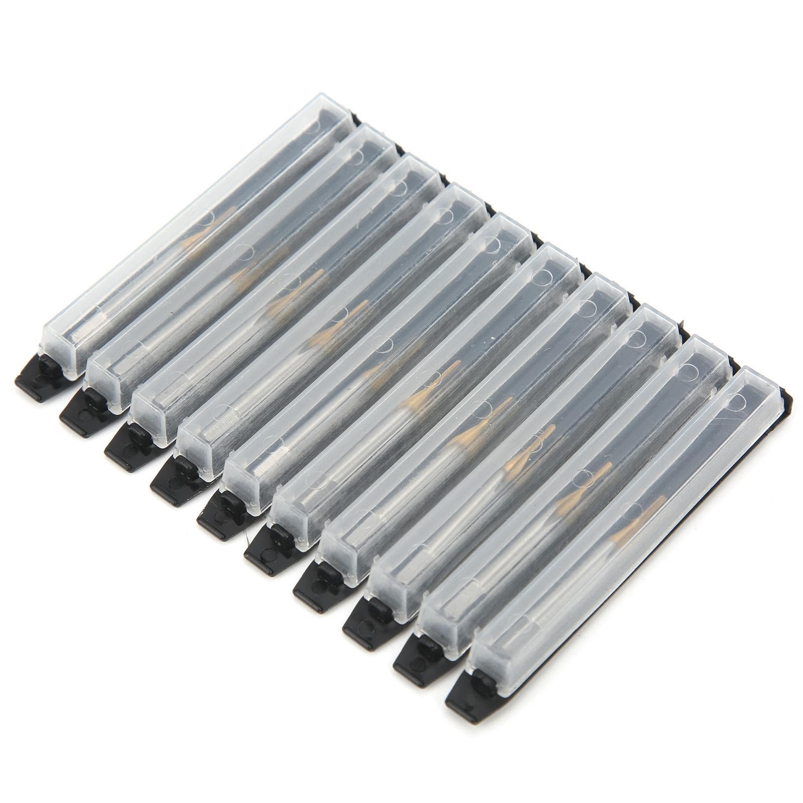 10pcs M0.9x0.225 Screw Tap High Speed Steel Drill Bits for Bicycle Repair Machinery Manufacturing