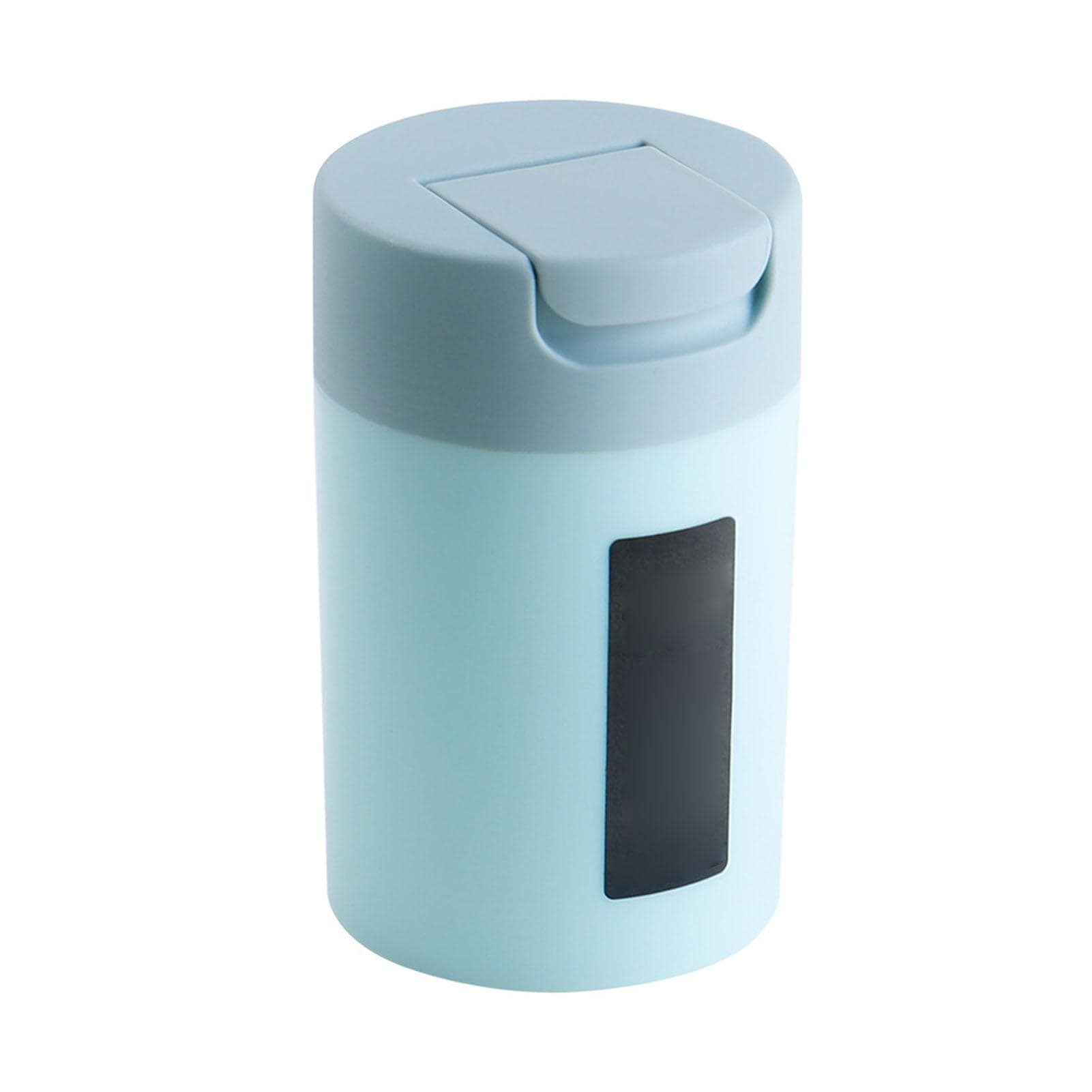 Toothpick Box Portable Storage Plastic Bottle Jar for Household Living Room Table