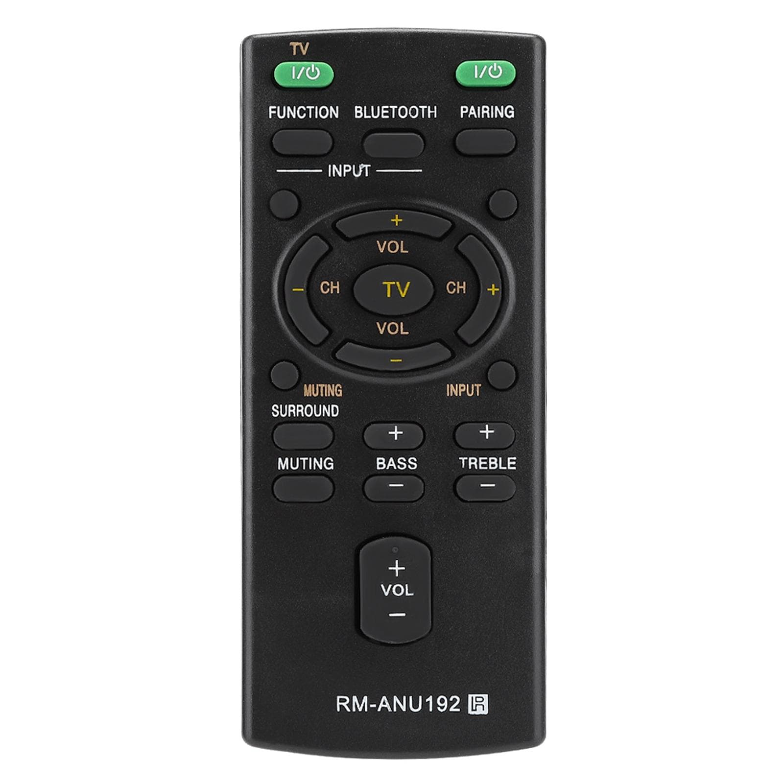 Replacement RMANU192 Remote Control For Sony Sound Bar SACT60BT HTCT60BT SSWCT60