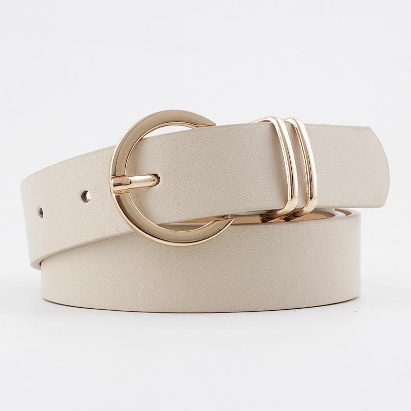 Designer High Quality Female Black Brown White Pink Wild Trouser Women's Belt Cowgirl Western Belts for Women Cintos De Mujer beige