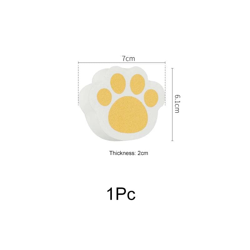 Aisen Mirror Glass Wipe Cat Claw Cute Glass Cleaning Brush Adhesive Removal Magic Sponge Cleaner Kitchen Bathroom
