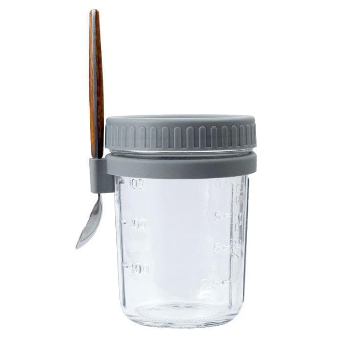 Overnight Oats Containers with Lids and Spoons Glass Mason Jars for Overnight Oats Large Capacity Airtight Jars