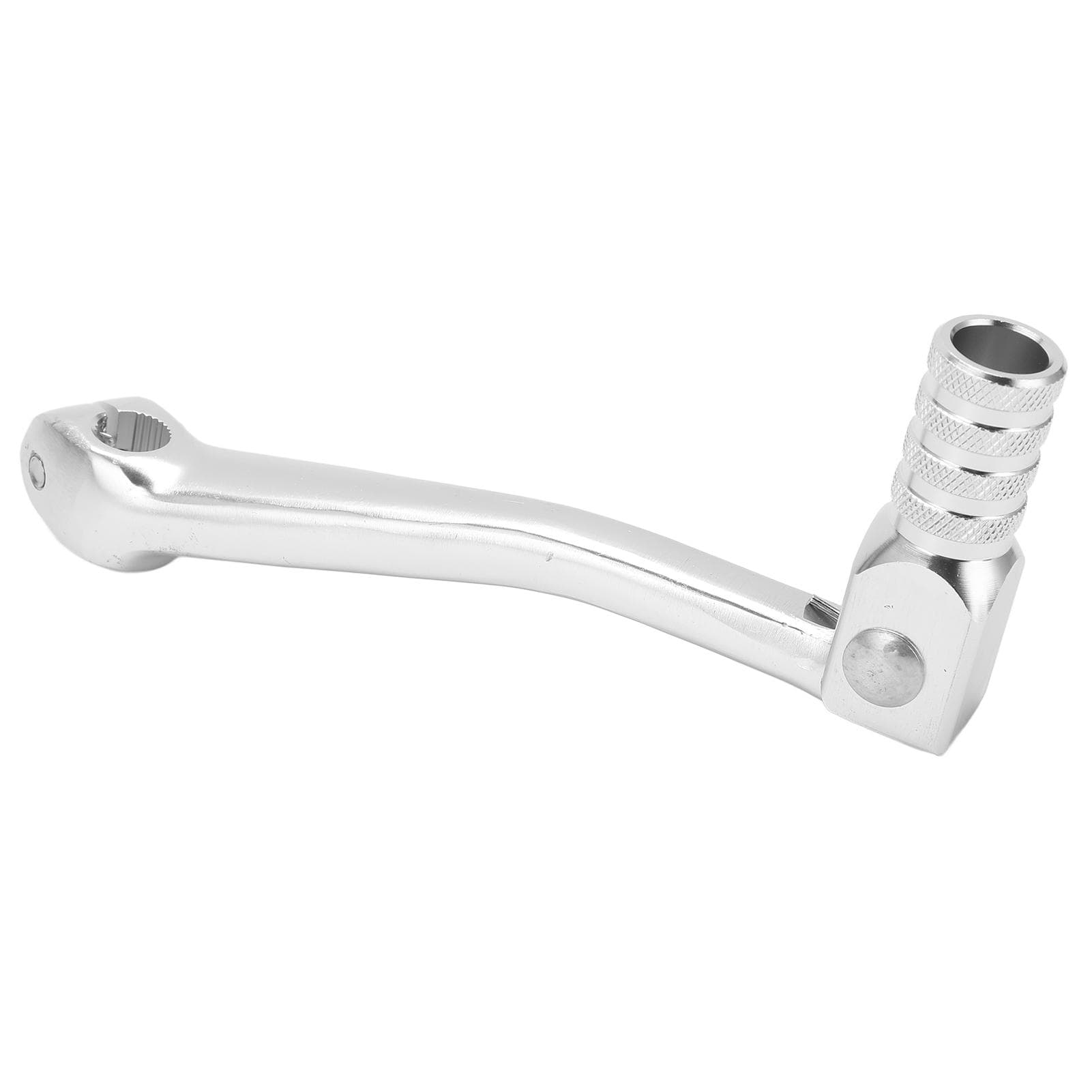 Motorcycle Kick Starter Lever Pedal Sensitive CNC Aluminium Universal Motorbike AccessorySilver silver
