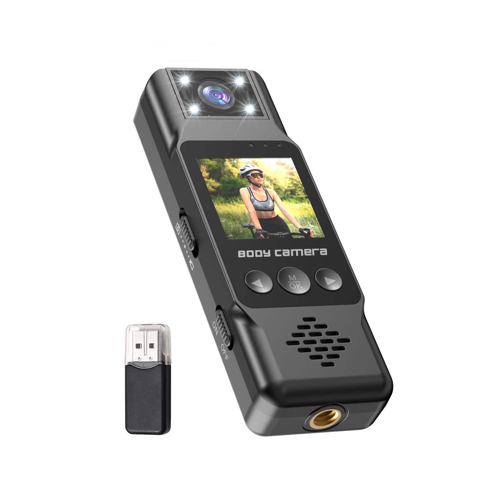 4K WiFi Body Camera with Audio and Video Recording Wearable Body Cam Mini Video Camera Camcorder 1