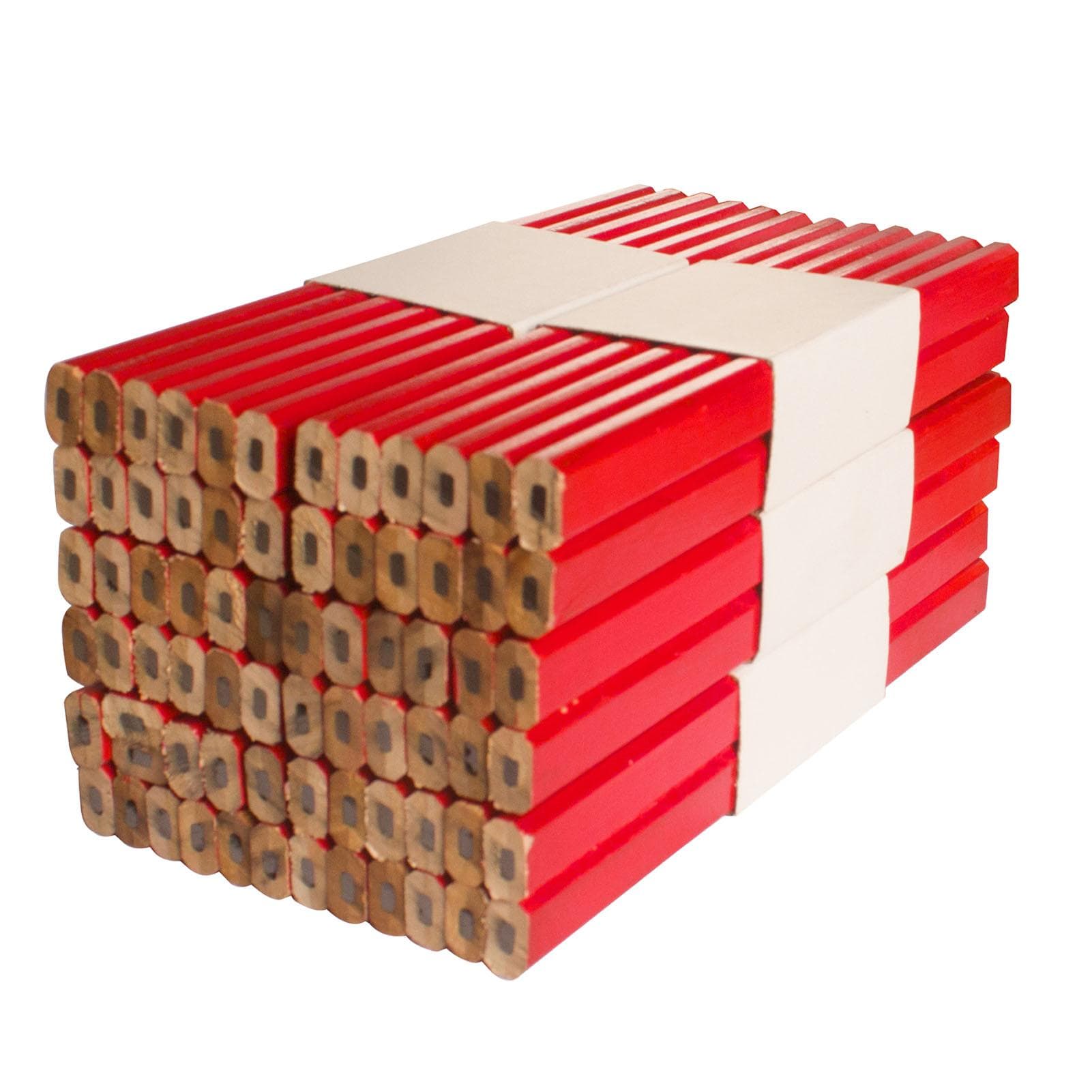 72 Pcs Carpenter Pencil Professional Octagonal Woodworking Marking Pencil Set for Construction Plan