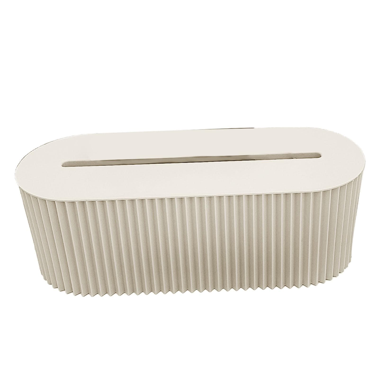 Cable Management Box Innovative Simple Desk Power Cover Cord Holder Outlet Cord Storage Box White white
