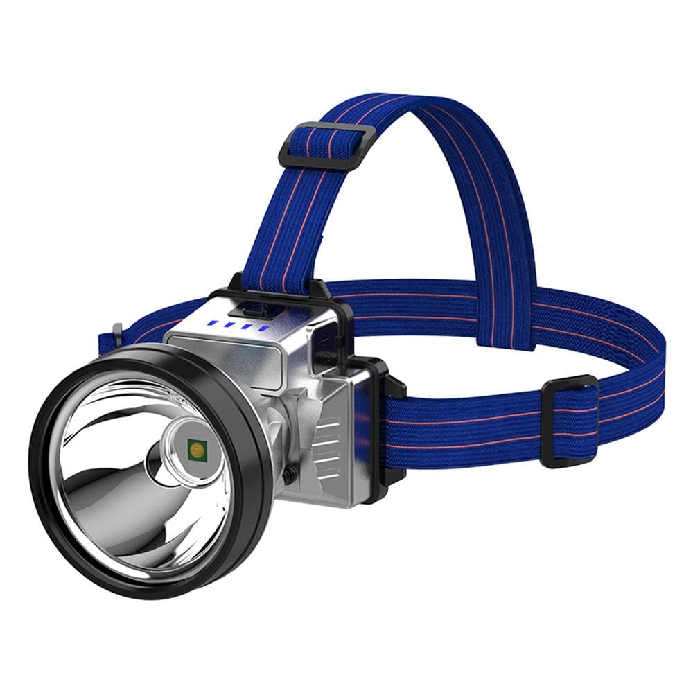 LED Headlamp Flashlight Rechargeable High Bright Headlight with 3 Light Modes Support Motion Sensor silver