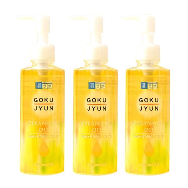 HadaLabo Gokujyun Cleansing Oil 200ml / 6.76 fl.oz. (3 Options) #200ml x 3pcs