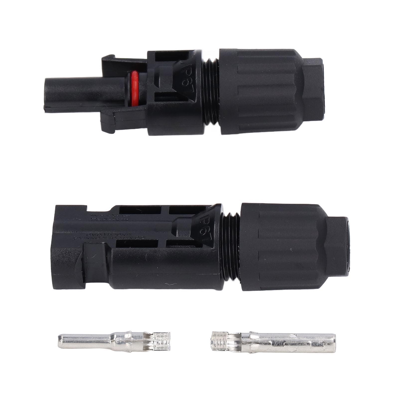 5 Set Solar Connector Male Female IP67 Waterproof PV Panel Cable Plug High Voltage 30A 1000V