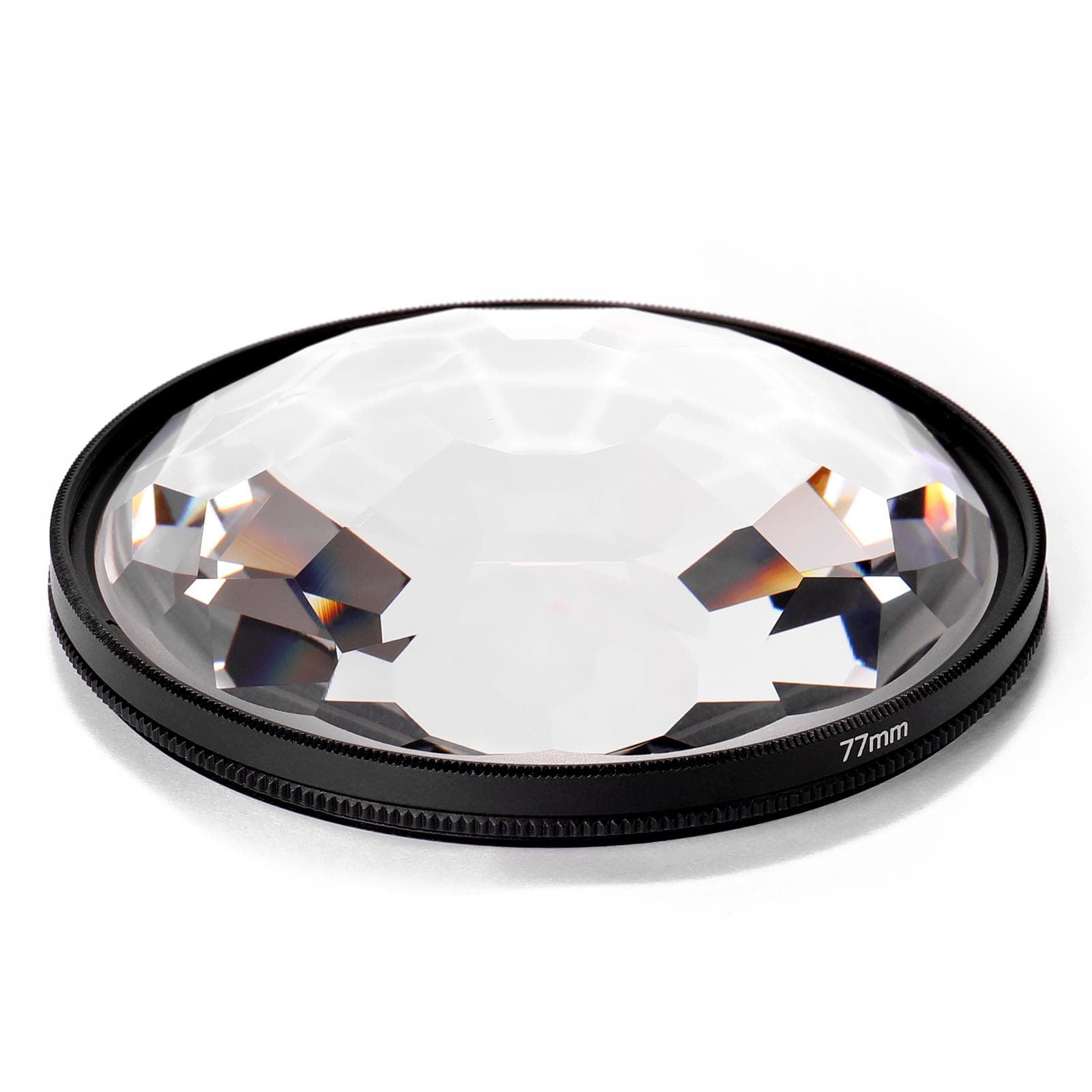 77mm Kaleidoscope Prism Camera Glass Filter Variable Number of Subjects SLR Photography Accessories multicolour