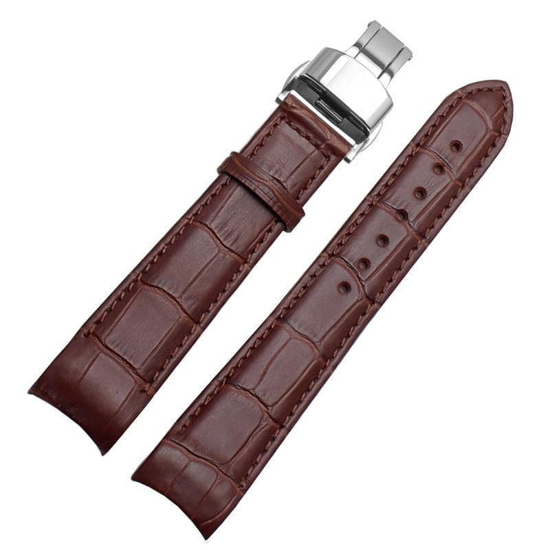 Genuine Leather Bracelet curved end watch strap 20mm for citizen BL9002-37 05A BT0001-12E 01A watch band 21mm watchband 22mm 22mm