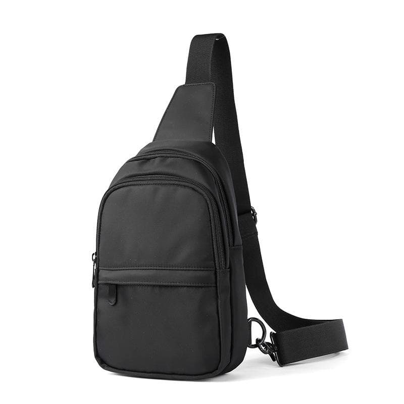 Men's Chest Bag, Crossbody Bag, Oxford Cloth Single-shoulder Casual Sports Bag black