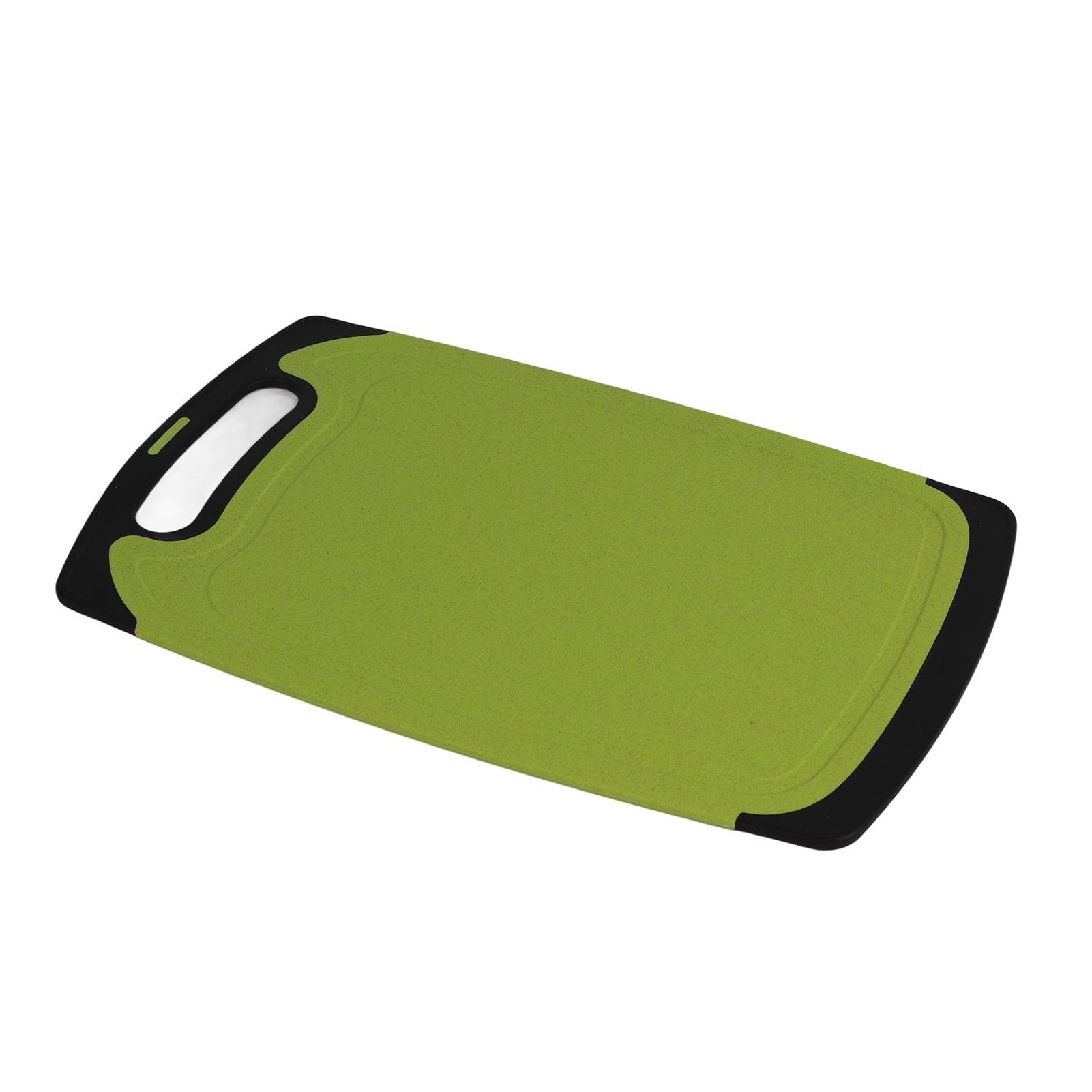 Wheat Straw Cutting Board Hemming Design Anti Slip Anti Overflow Sink Healthy Chopping Board for grass green