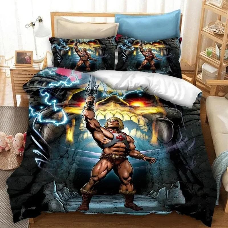 He man The Masters of The Universe Bedding Set Duvet Cover Bedroom Comforter Covers Single Twin King Size Quilt Cover 70x133cm 2pcs