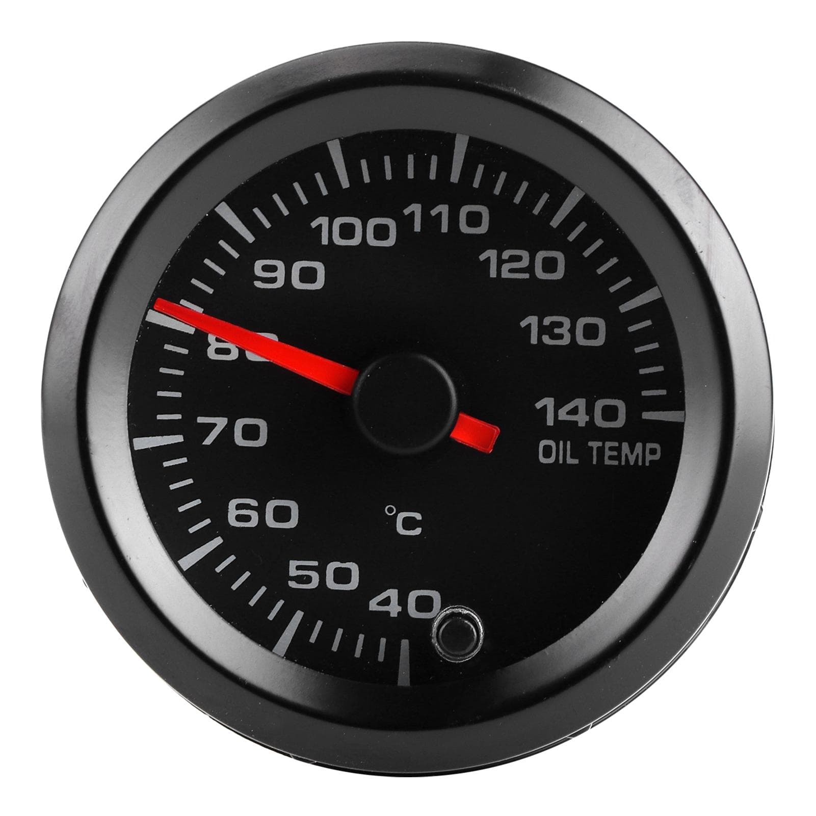 2in 12V Oil Temperature Gauge 40140 celsius Display 7 Colors Backlight with Sensor Universal for Car