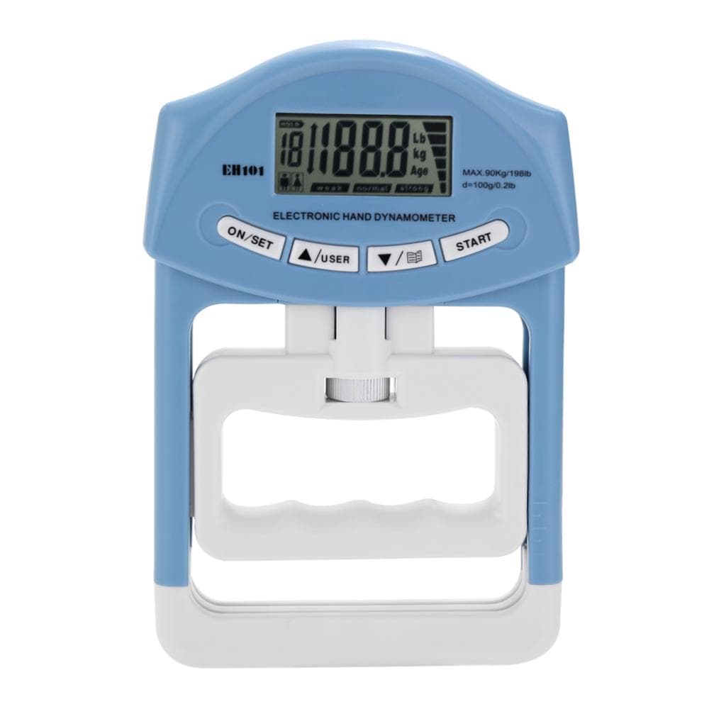 Digital LCD Electronic Dynamometer Hand Grip Power Measurement Tool Body Building Gym Exercises multicolour