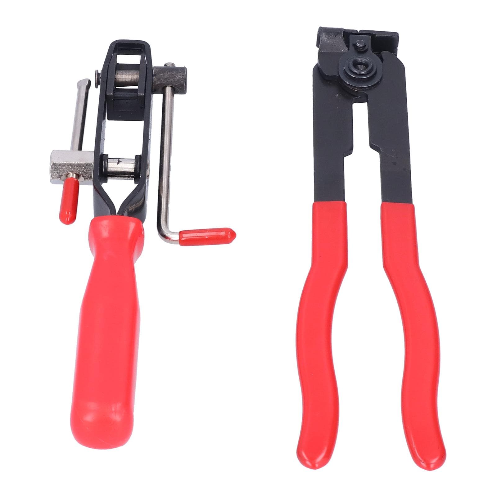 2pcs CV Joint Clamp Set Metal Ear Type Boot Banding Pliers Tool for Automobile Manufacturing