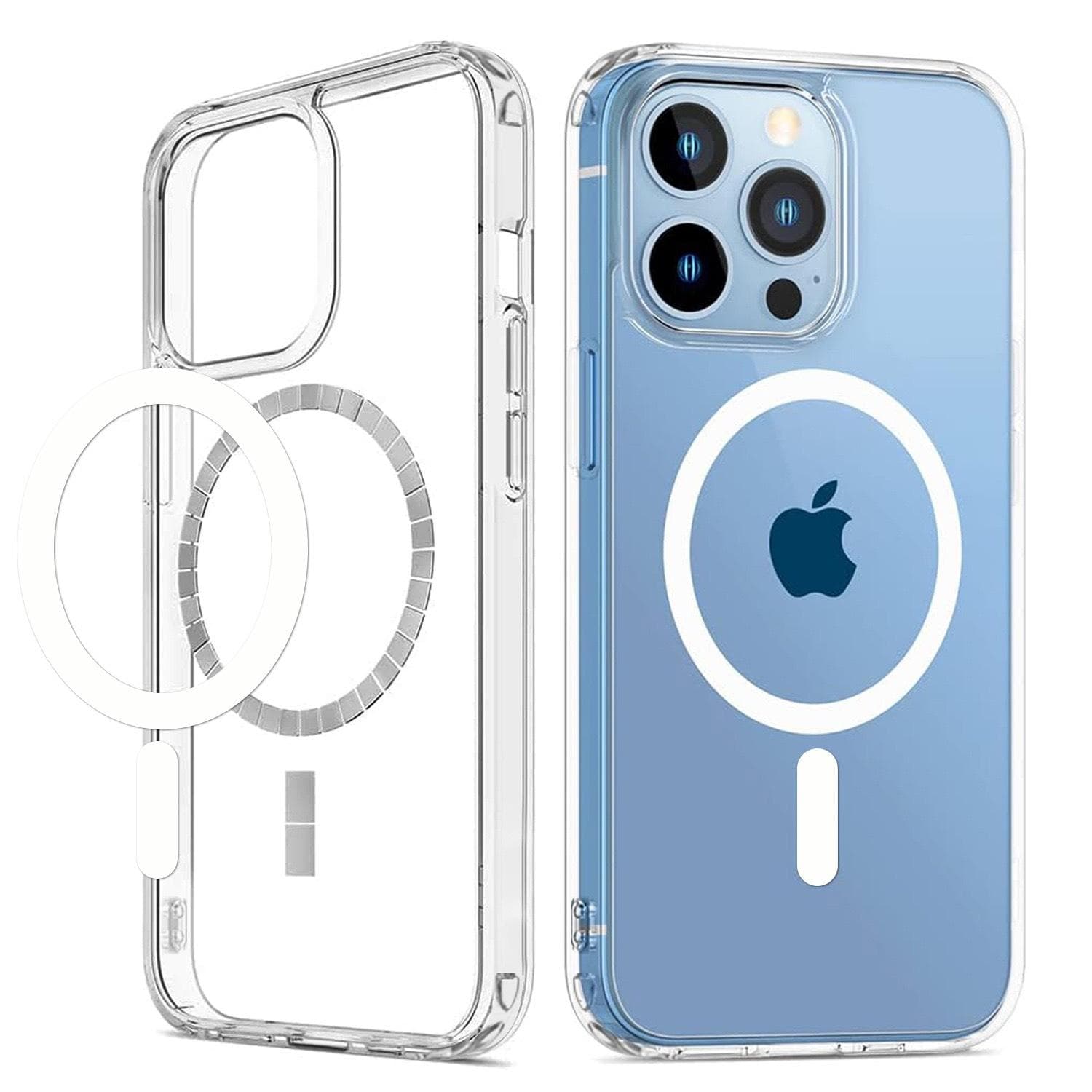 Applicable To Apple 16 Magnetic Phone Case IPhone 16 Pro Wireless Charging Transparent Anti-fall 12 Case IP 16Plus