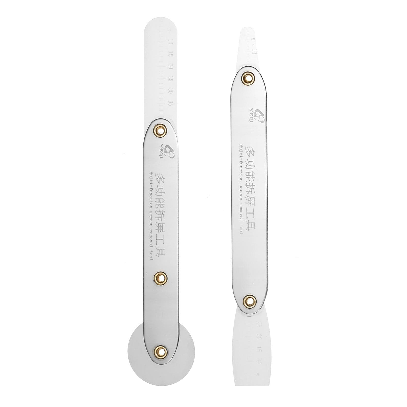 Electronics Screen Repair Tool Kit Thin & Flexible Opening Pry Tool Flat Spudger for Smartphone silver