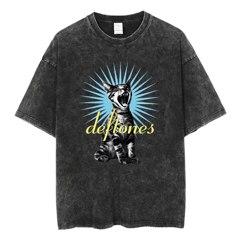Deftones Band-Diamond Eyes Music Album Cover T-Shirt Metal Rock Clothes Cotton Vintage Short Sleeve Tees Tops M
