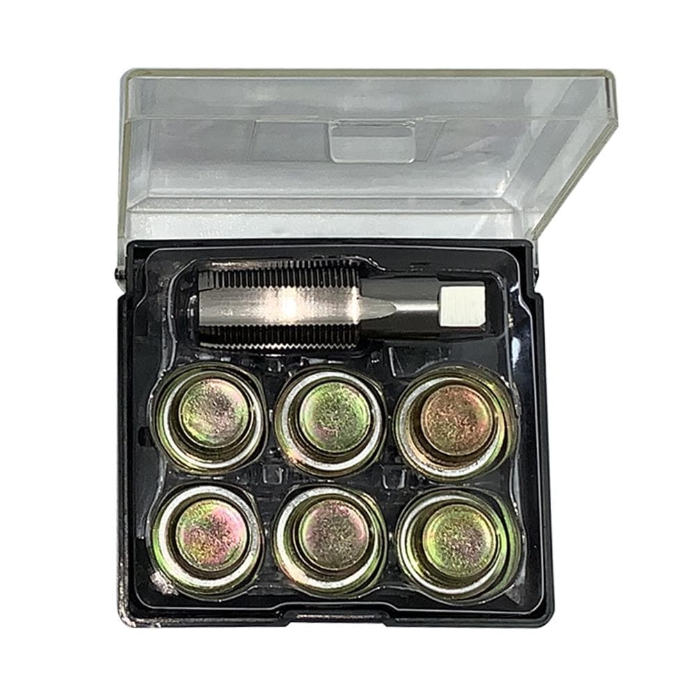 M22 x 1.5mm 7Pcs Oil Pan Thread Repair Set Automotive Oil Drain Tool M13 x 1.25mm