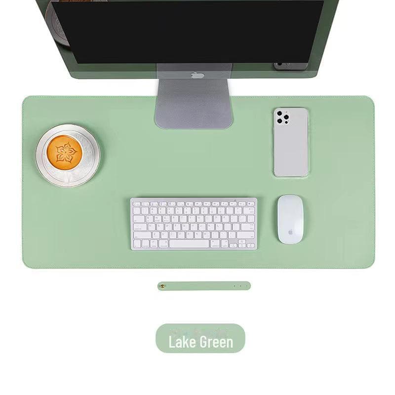Large Waterproof Leather Desk Mat & Mouse Pad 90cm*40cm. Mint Green mint green