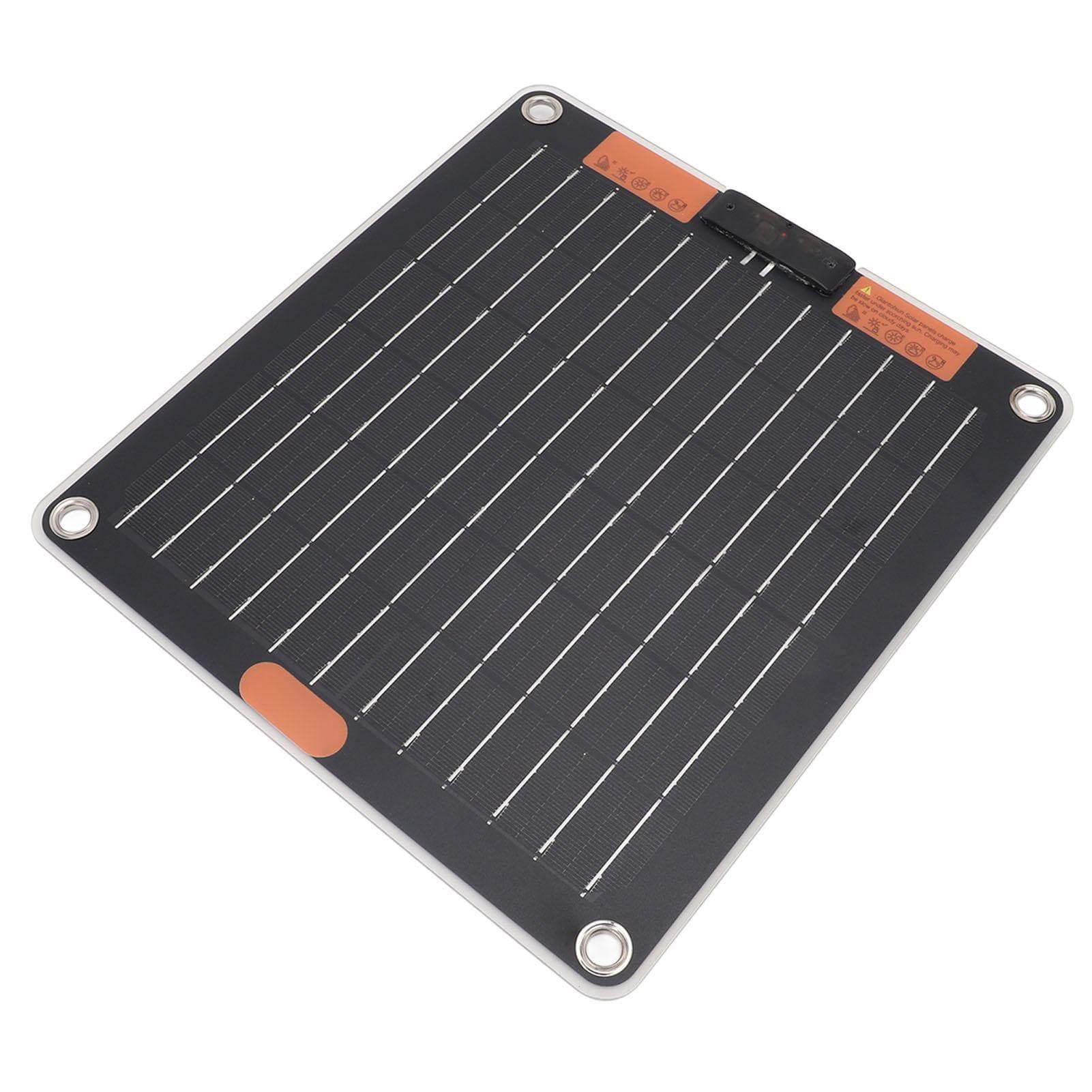 10W Solar Panel 5V 2A Ultra Thin Monocrystalline Silicon Solar Panel Charger for Mobile Phone