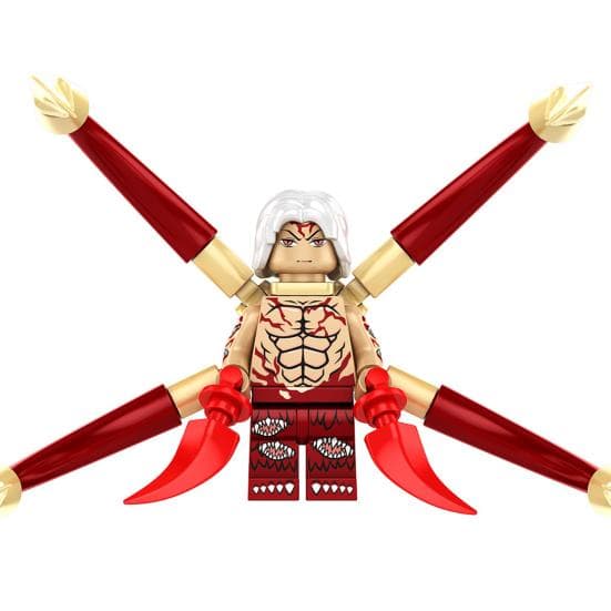Eco-friendly Puzzle Toy Bricks Toys Cartoon Hantengu Daki Minifigure Building Block Christmas Gift Blocks Figure H