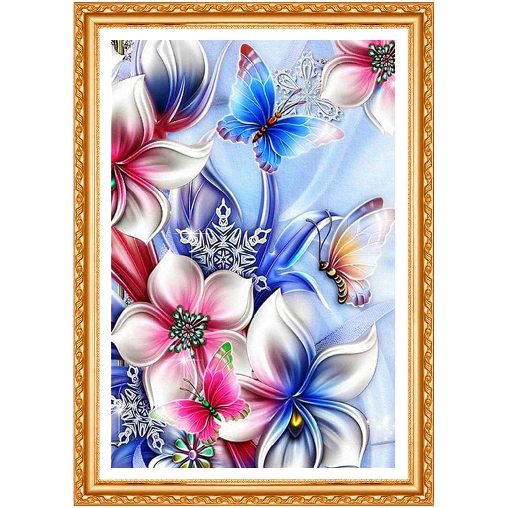 Diamond Painting Flower Embroidery Full Kit Sale Picture of Rhinestones Handicraft Unfinished Craft 20X30CM